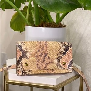 Madewell Snakeskin Fanny Pack Satchel